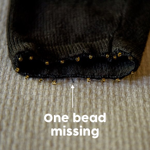 Vintage Arriviste Poinsettia Christmas Sweater, XL - Picture 4 of 4